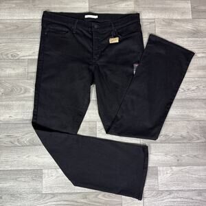 Levi's 315 Shaping Bootcut High Rise Denim Jeans Black sz 34